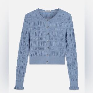 Scotch & Soda SMOCK STITCH CREW NECK CARDIGAN